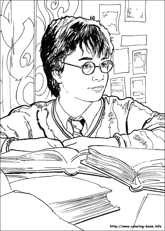 Harry Potter coloring picture